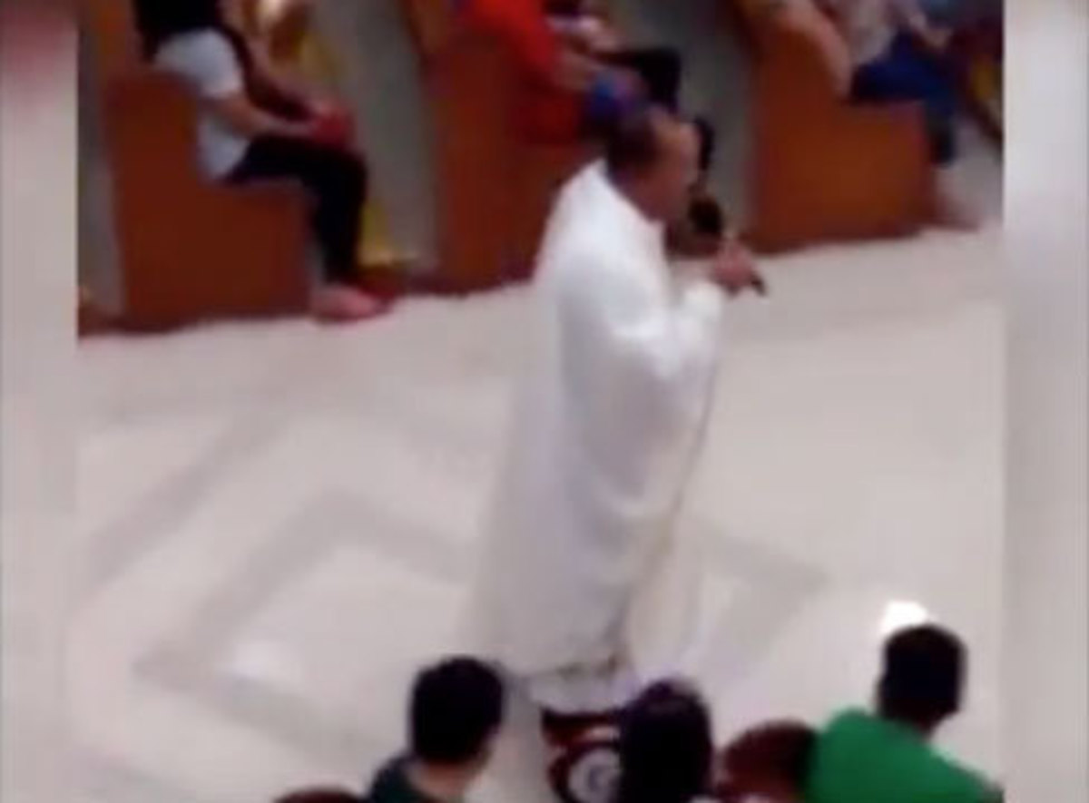 Κι αν είσαι και παπάς, με το… πατίνι σου θα πας (VIDEO)