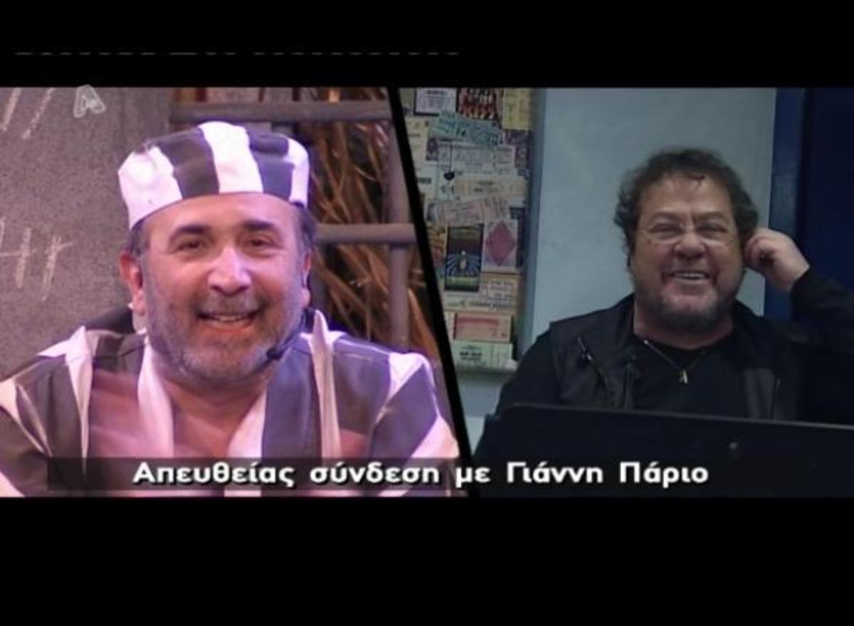 O Γιάννης Πάριος ζωντανά στο “Tσαντίρι”! “Δεν προσκαλώ μόνο, προκαλώ κιόλας”!