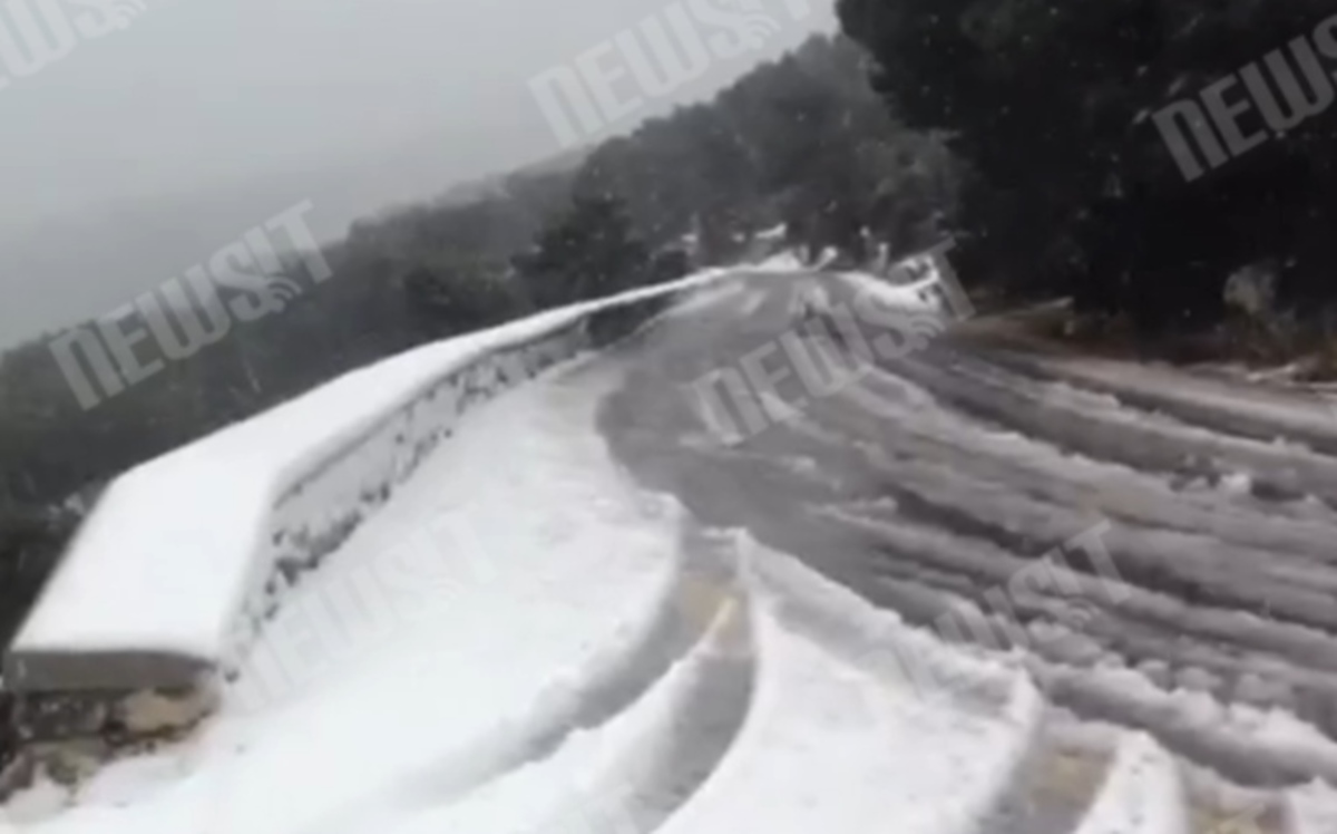 Χιόνι στην Πάρνηθα