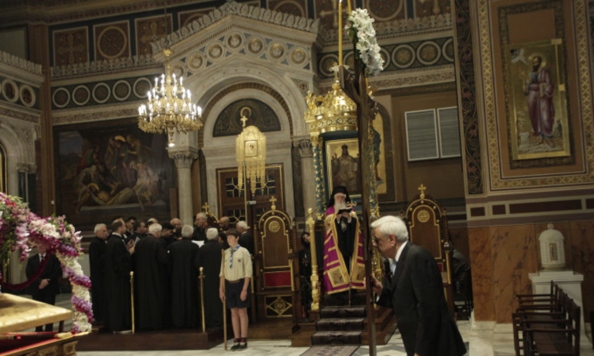 Ο Πρόεδρος της Δημοκρατίας στην Ακολουθία της Αποκαθήλωσης