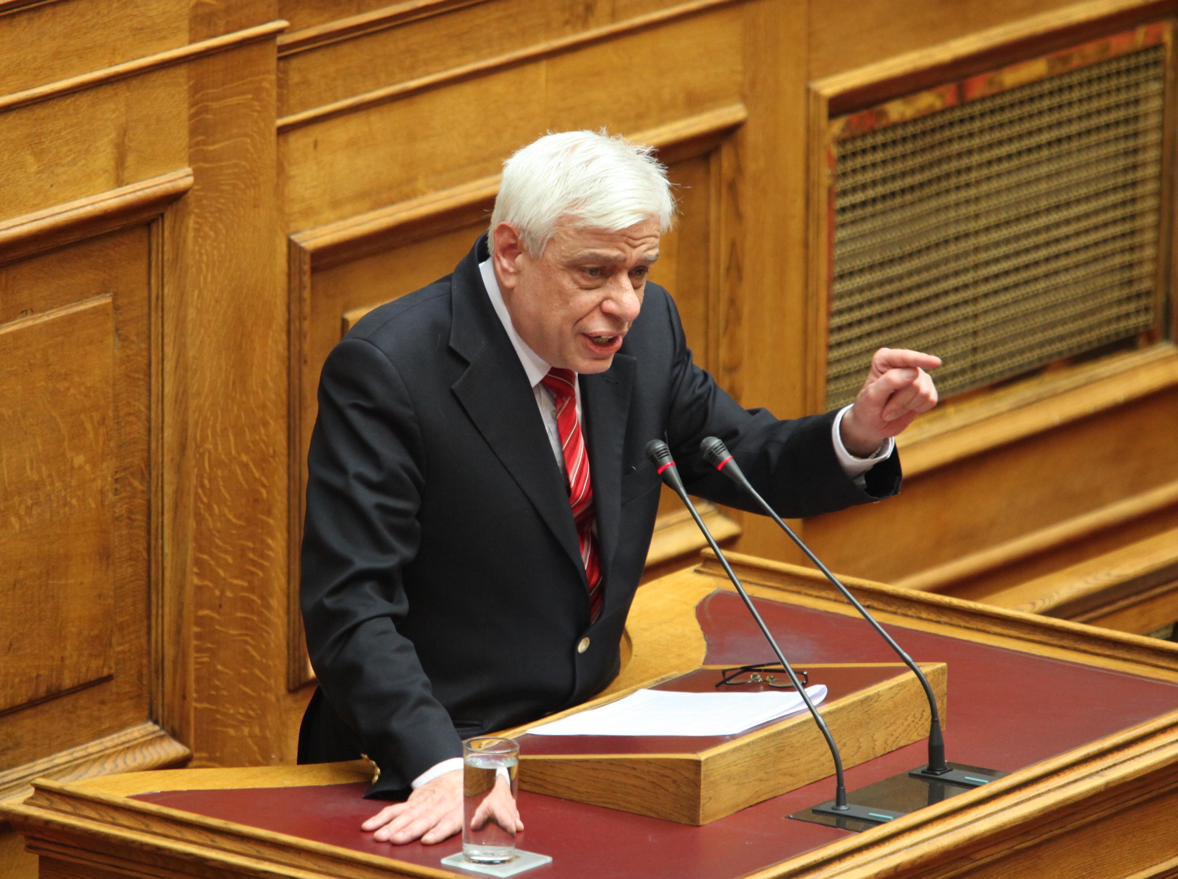 Παυλόπουλος: Αλαζονικές οι δηλώσεις Bενιζέλου για το PSI