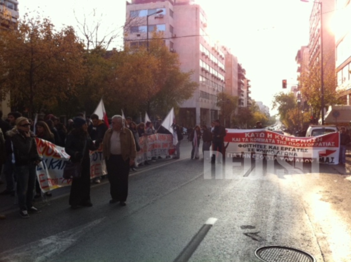 Κλειστή η Πειραιώς και στα δύο ρεύματα