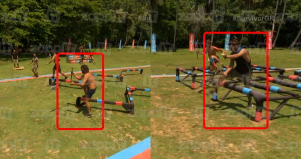 Σάλος με το πέναλτι του Μάριου που δεν “είδε” η παραγωγή του Survivor, ενώ στο λάθος του Κοκκινάκη έγινε χαμός! [vid]