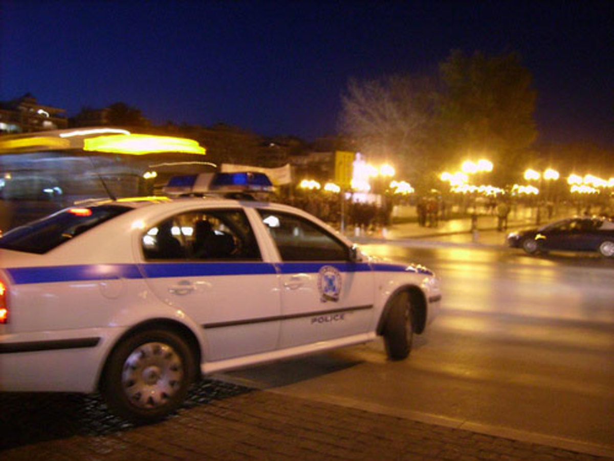 Η αστυνομία δεν πρόλαβε τους δράστες  - ΦΩΤΟ EUROKINISSI