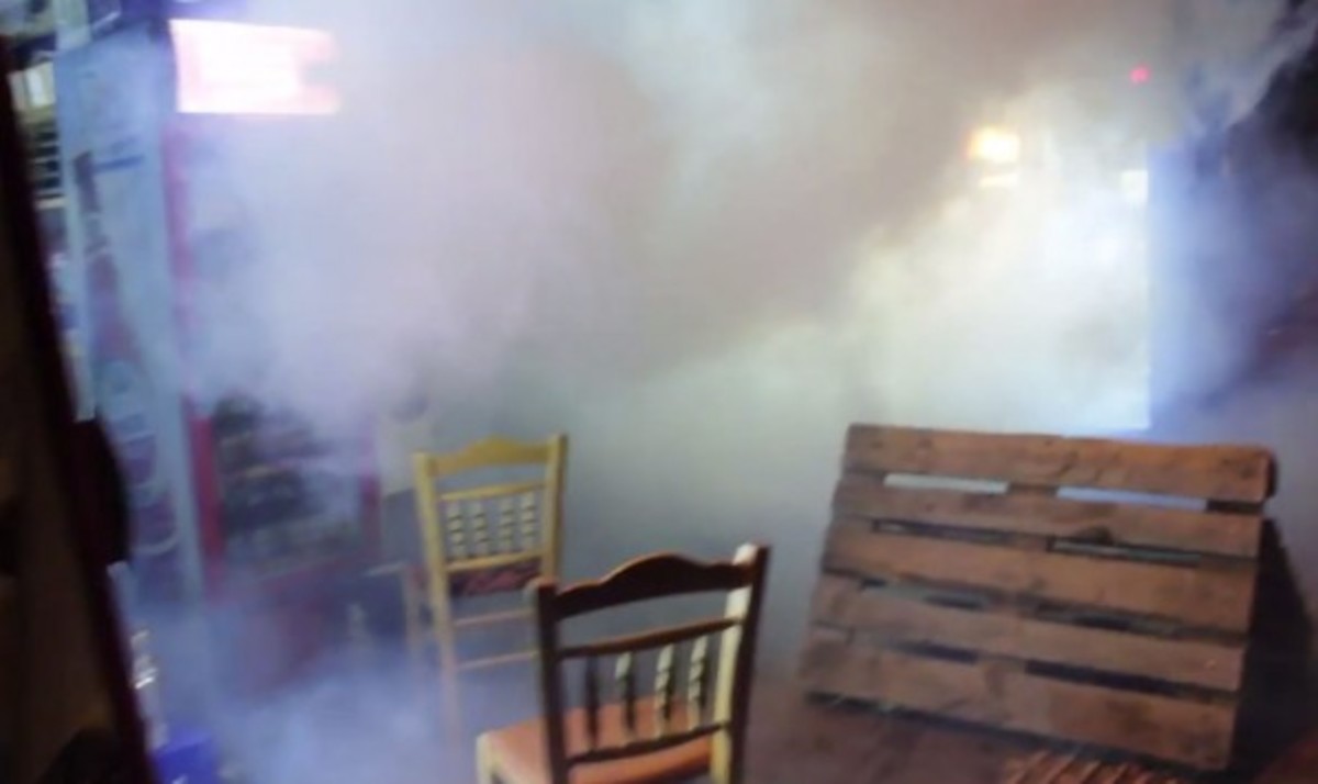 Χημικά στο πολυσυζητημένο περίπτερο