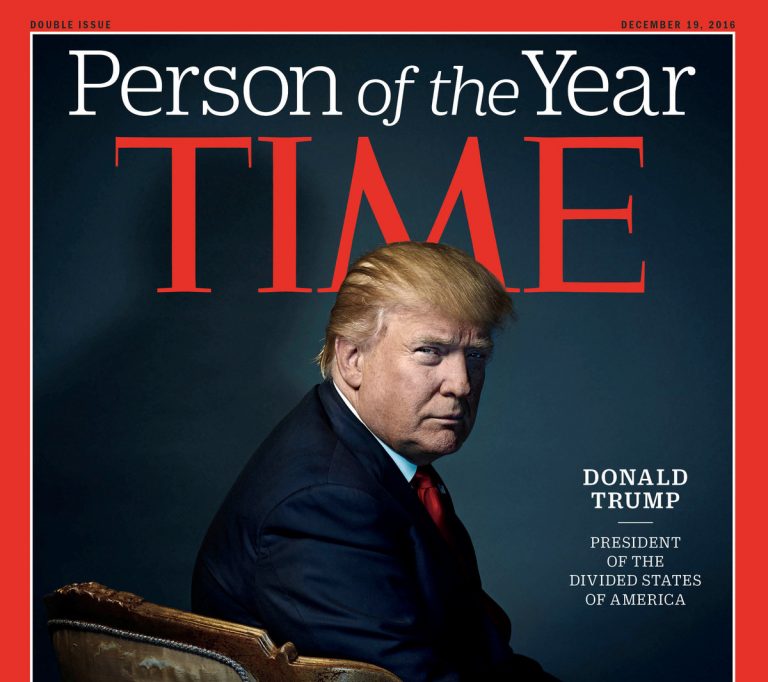 Time: Ο Ντόναλντ Τραμπ πρόσωπο της χρονιάς