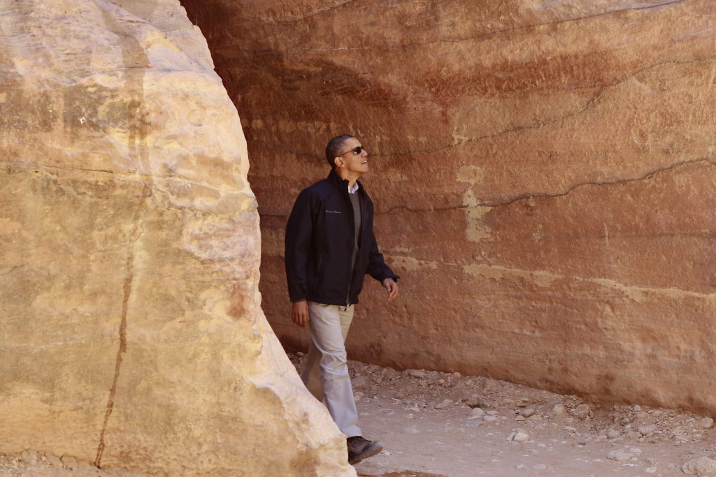 Ομπάμα: Με επίσκεψη στην Πέτρα της Ιορδανίας έκλεισε την περιοδεία του στη Μ. Ανατολή