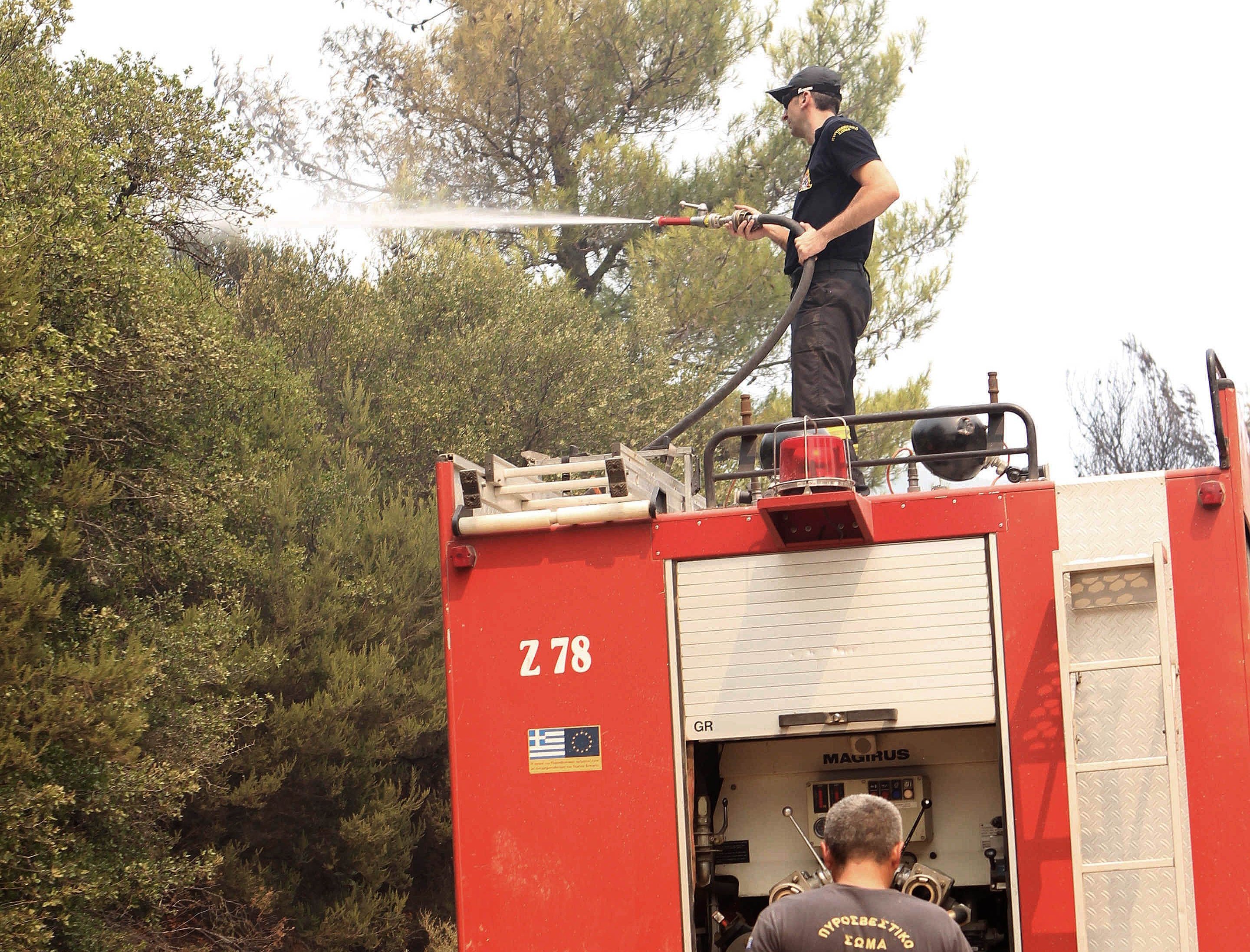 Φωτιά στο Ανατολικό Πήλιο
