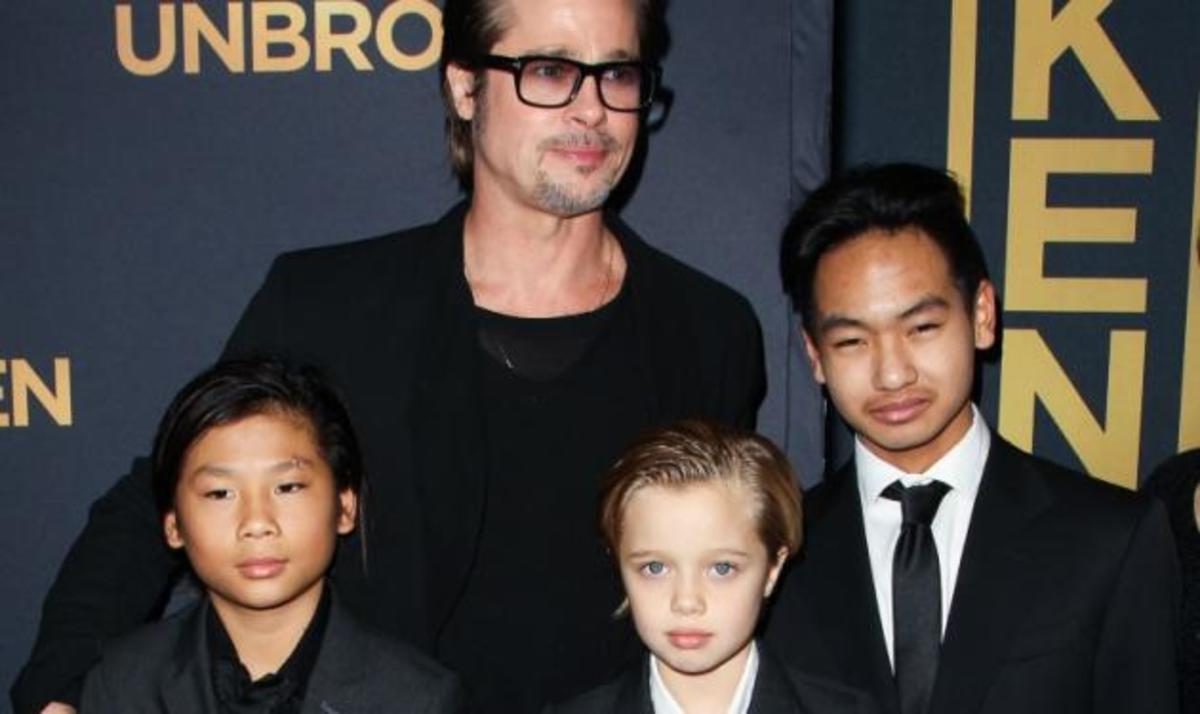 Brad Pitt: Με τα παιδιά του σε κινηματογραφική πρεμιέρα – Γιατί έλειπε η Jolie;