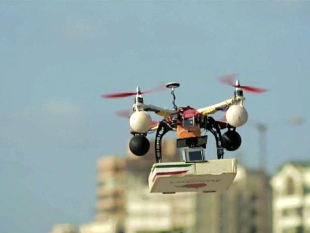 Delivery πίτσας με drones!