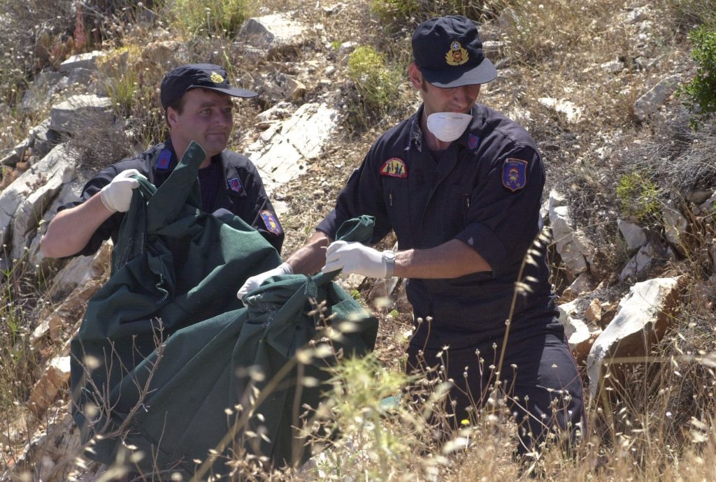 Το πτώμα βρέθηκε σε προχωρημένη αποσύνθεση - ΦΩΤΟ EUROKINISSI