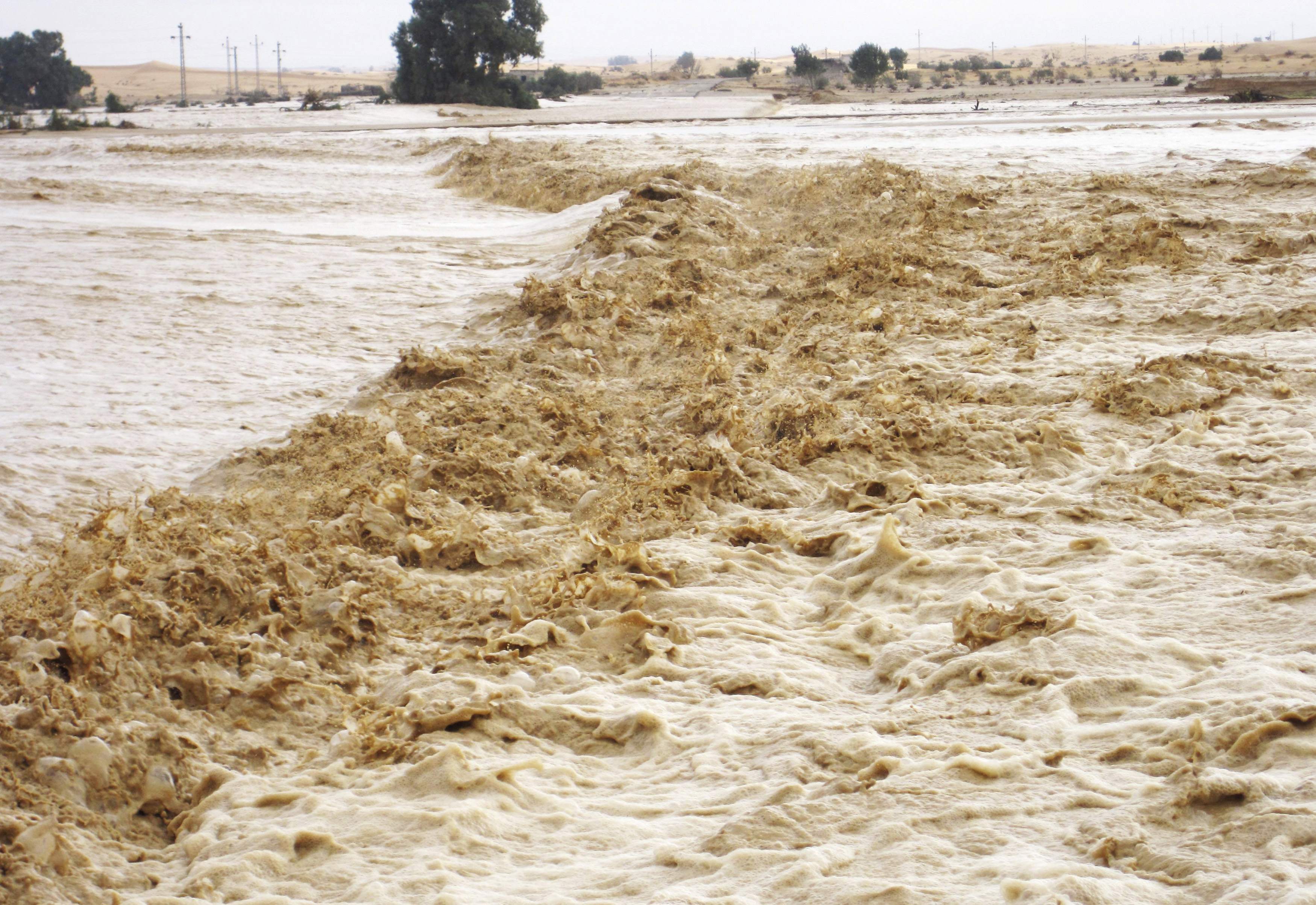Από τις σημερινές πλημμύρες στην Αίγυπτο ΦΩΤΟ REUTERS