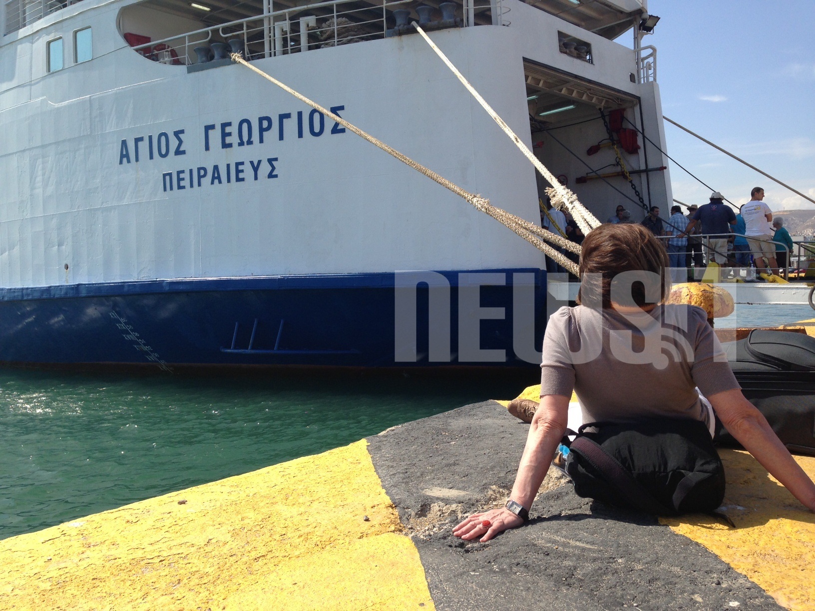 Ανυποχώρητοι οι ναυτεργάτες – Ακυρώθηκαν τα δρομολόγια των “Βιτσέντζος Κορνάρος”, “Άγιος Γεώργιος” (ΦΩΤΟ και video)