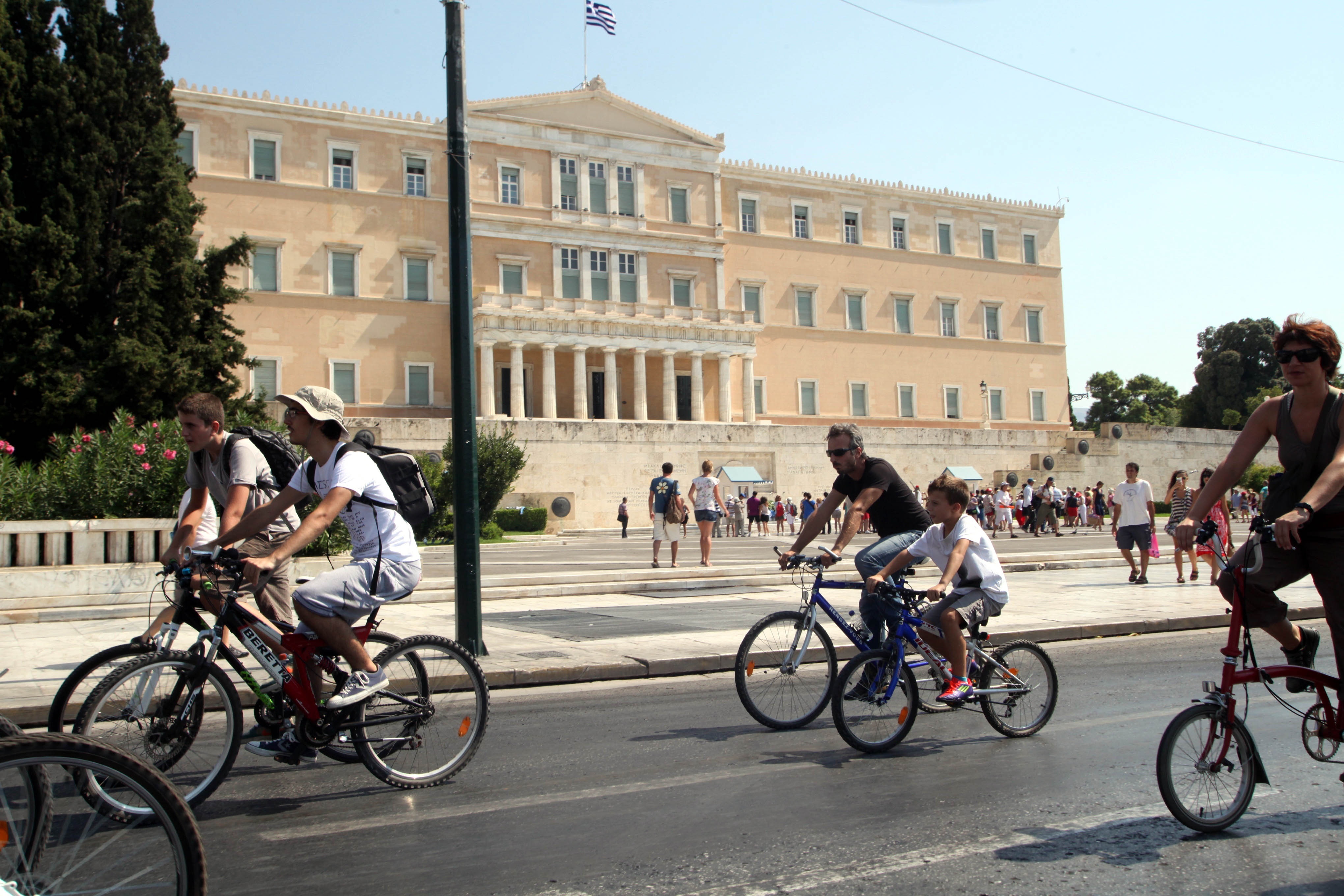 Κοινόχρηστα ποδήλατα στο κέντρο της Αθήνας