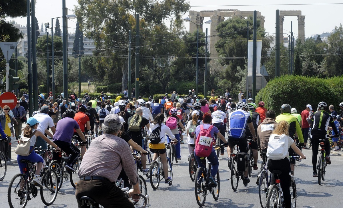 Ποδηλατικός Γύρος Αθήνας: Κυκλοφοριακές ρυθμίσεις την Κυριακή