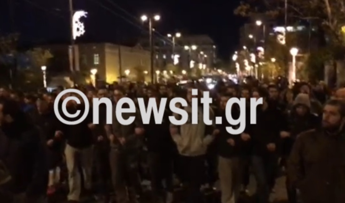 Πορεία φοιτητών στο Κέντρο