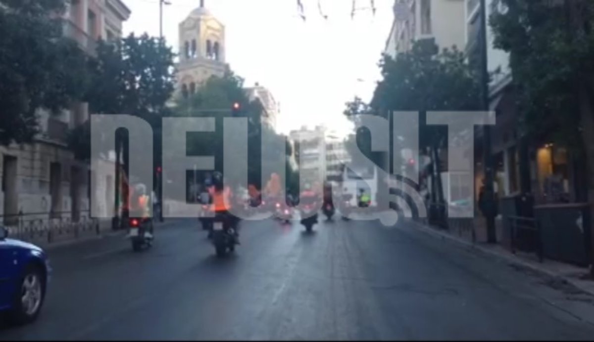 Μοτοπορεία στο κέντρο