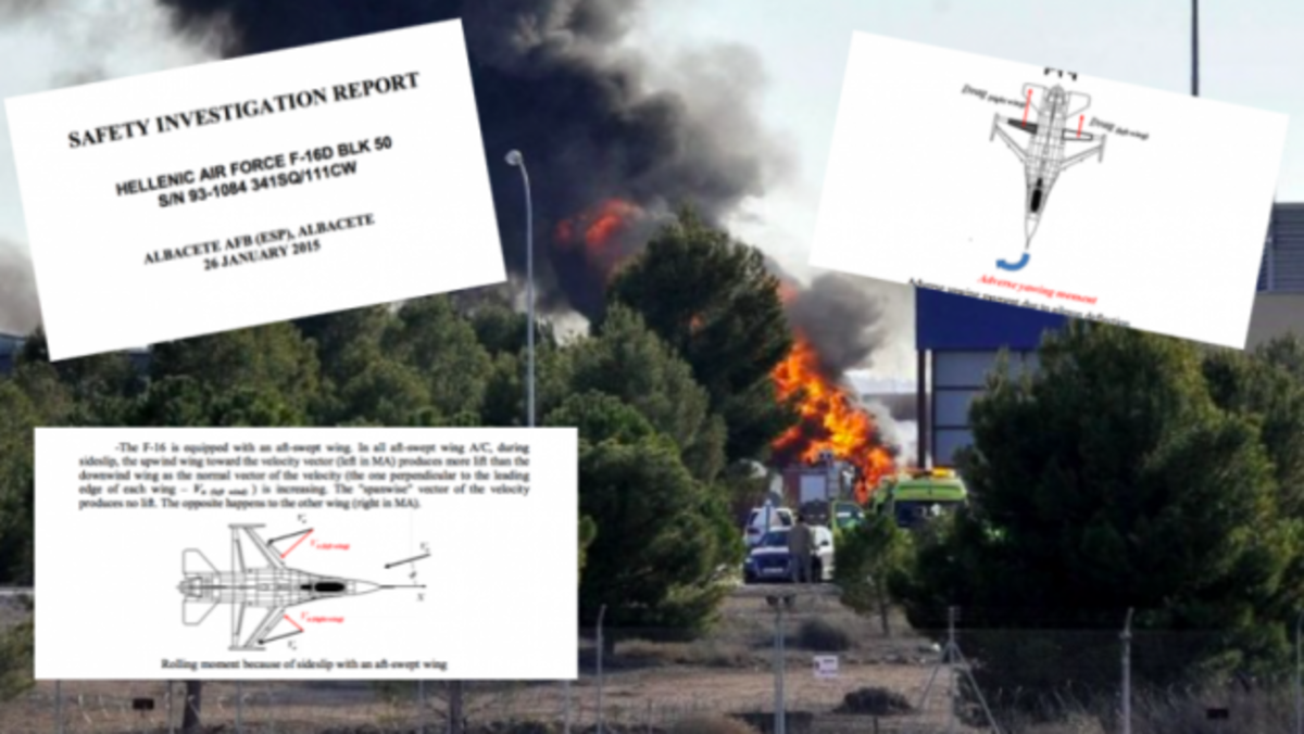 Αποκάλυψη: Ολόκληρο το πόρισμα για την πτώση του ελληνικού F 16 στην Ισπανία