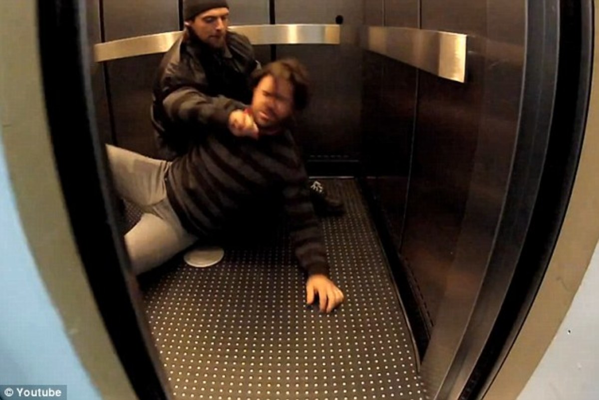 Φόνος στο ασανσέρ – Εσείς, πως θα αντιδρούσατε; (VIDEO)