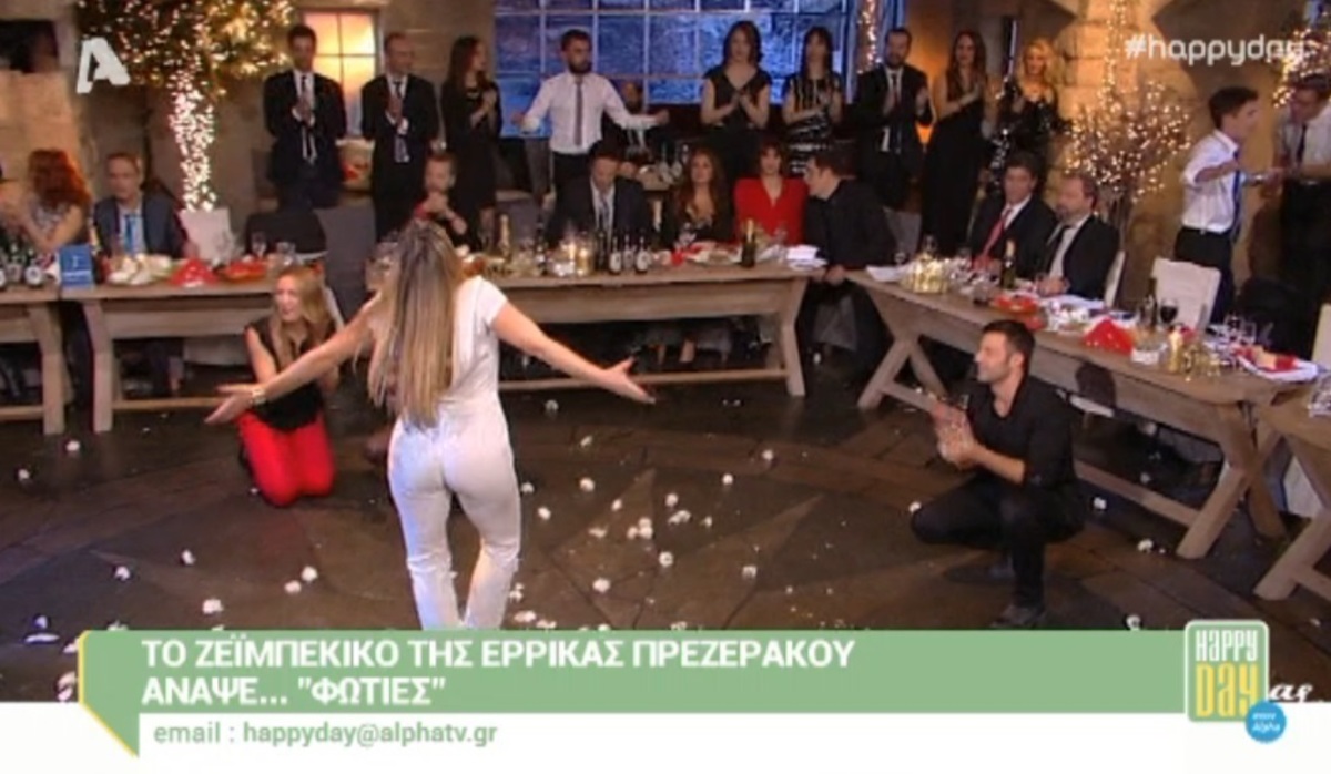 Το καυτό ζεϊμπέκικο της Έρρικας Πρεζεράκου έβαλε φωτιά στο διαδίκτυο!