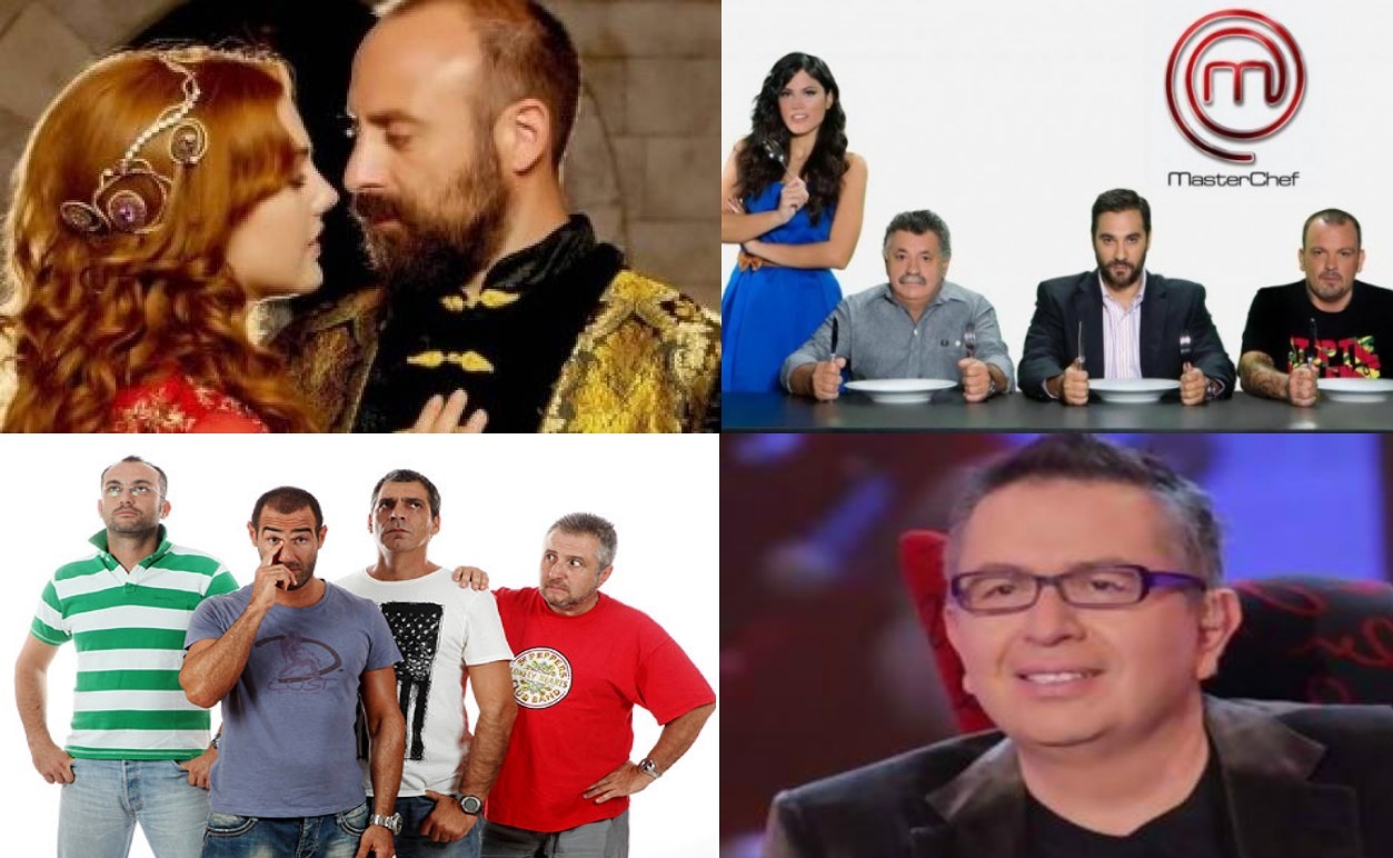 Σουλεϊμάν, Masterchef, Αρβύλα και Θέμος …οι κυρίαρχοι του prime time