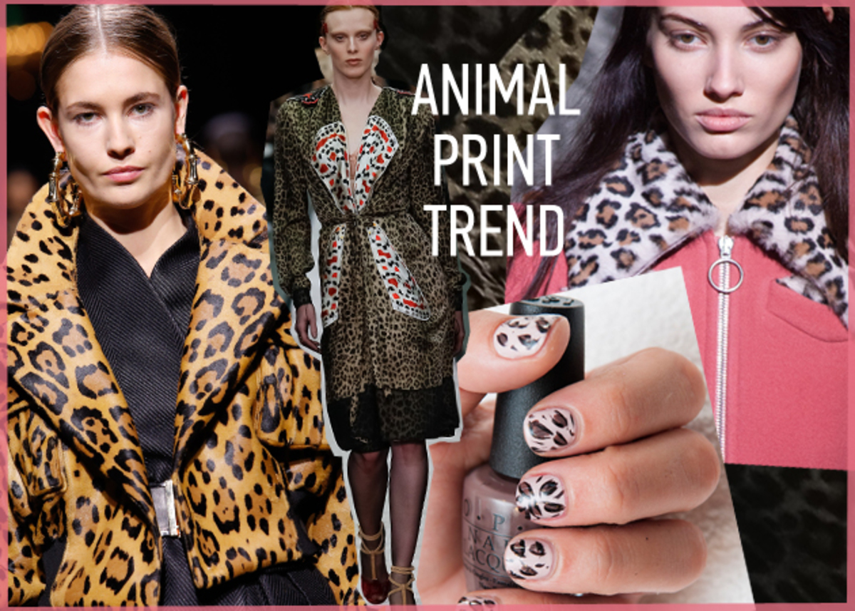 Το μανικιούρ της Δευτέρας δανείζεται την animal print τάση