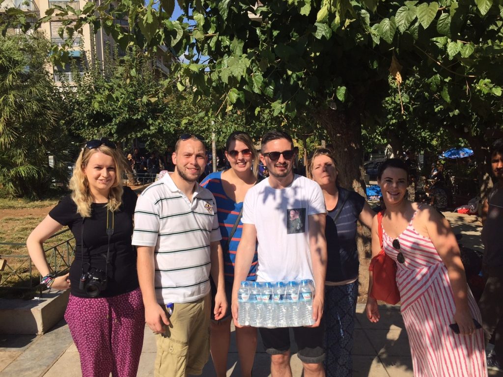 Ήρθαν από την Βόρεια Ιρλανδία για να βοηθήσουν τους πρόσφυγες!