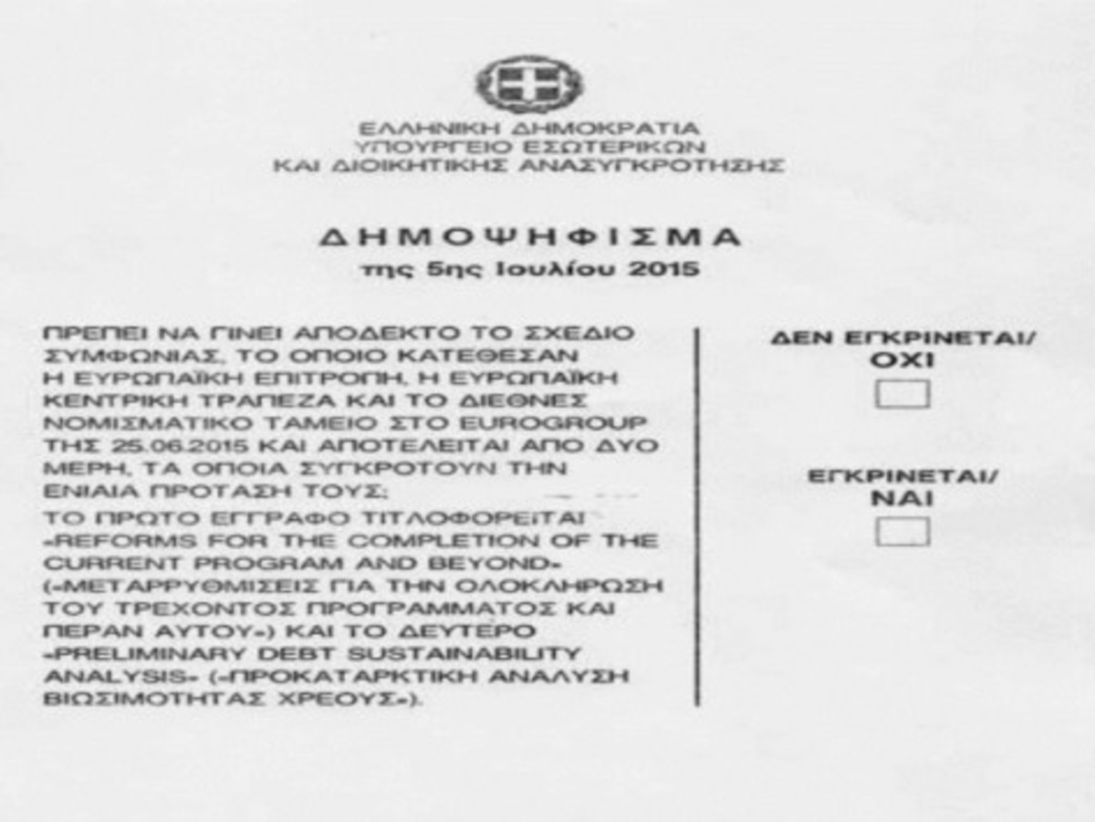 Δημοψήφισμα 2015: Απίστευτο! Δεν έχουν φακέλους για τα ψηφοδέλτια!