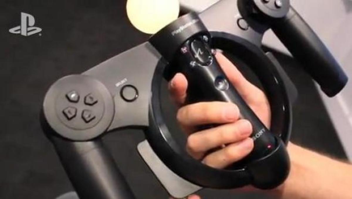 Δείτε το νέο PlayStation Move Racing Wheel