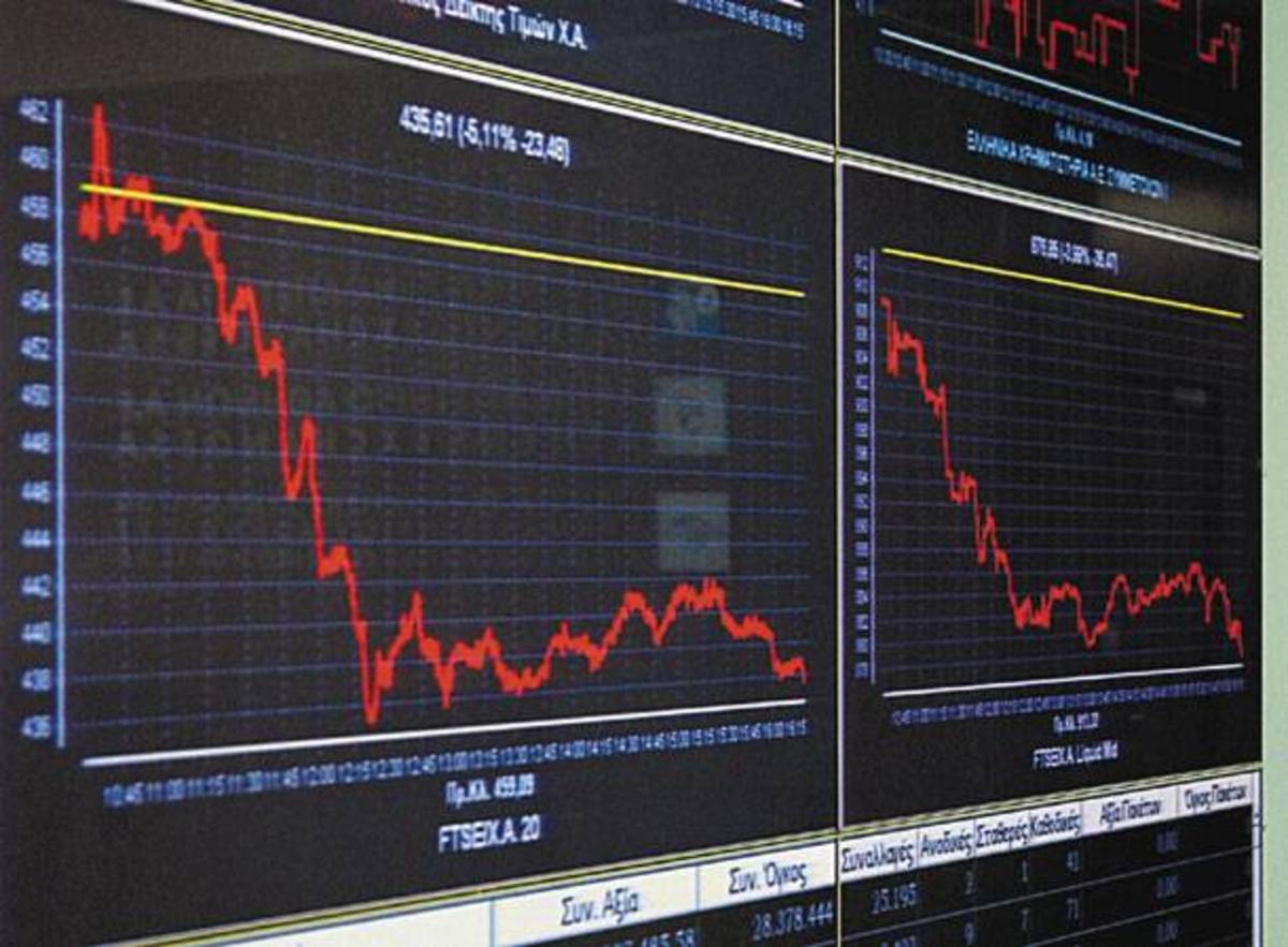 Πέφτει το Χρηματιστήριο – Ψηλά τα spreads