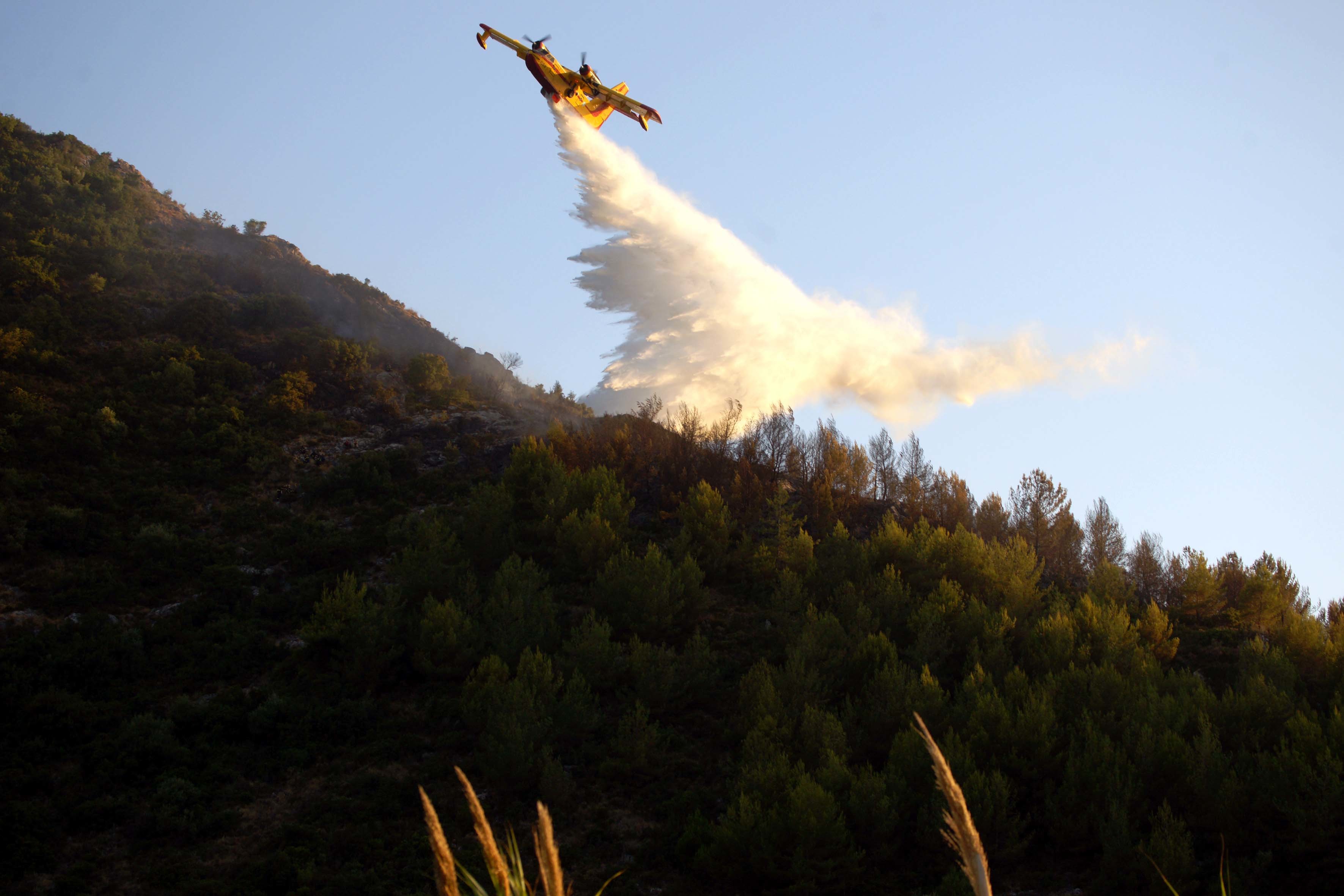 Πυρκαγιές σε εξέλιξη σε Χίο, Όλυμπο, Χαλκιδική