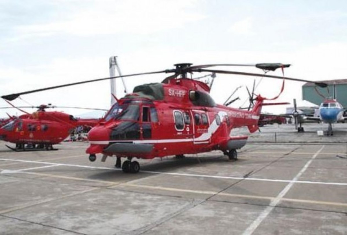 Το ελικόπτερο της Πυροσβεστικής εντόπισε τα συντρίμμια