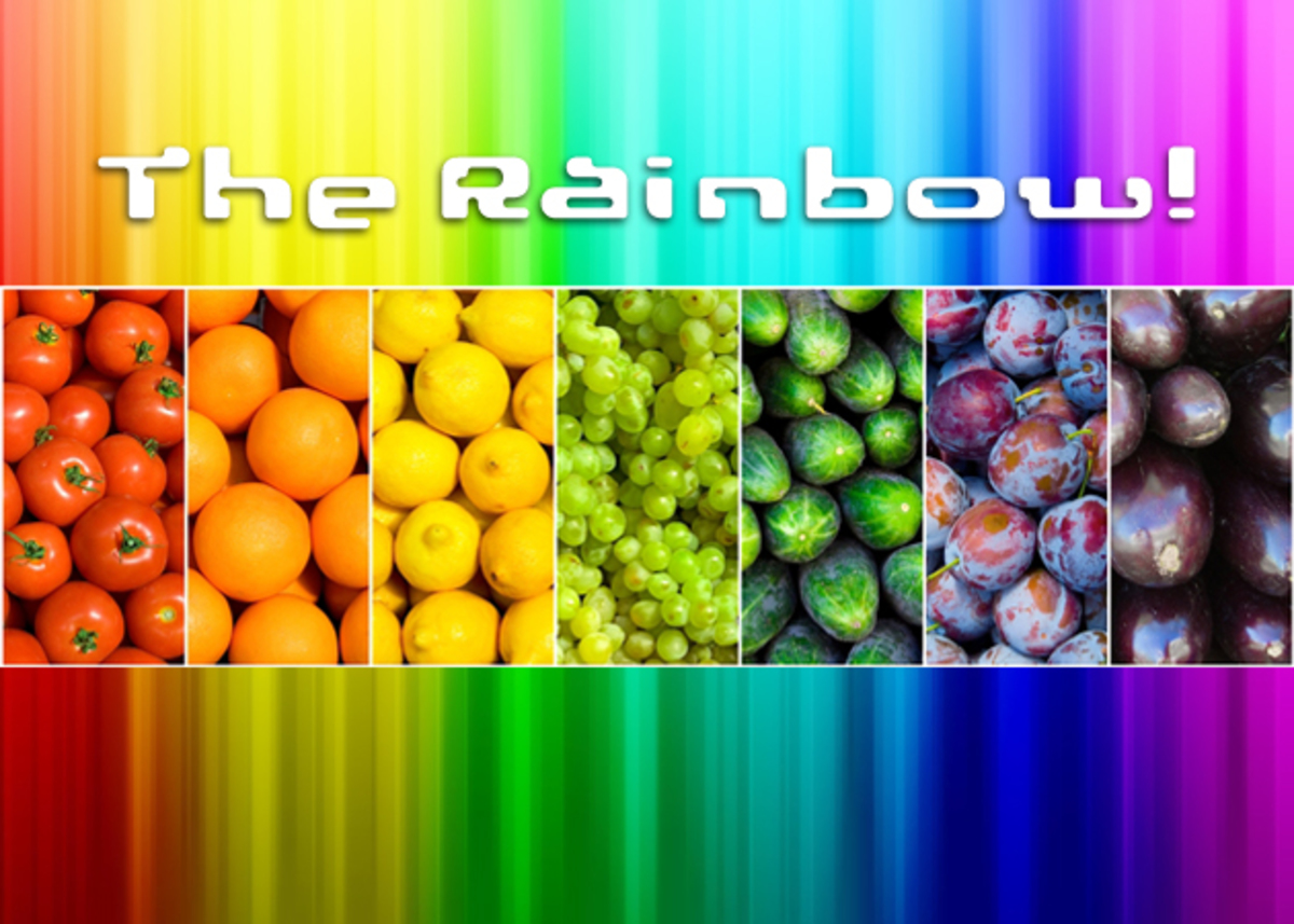 Θέλεις να κάνεις σωστή διατροφή; Ακολούθησε τα χρώματα του ουράνιου τόξου!