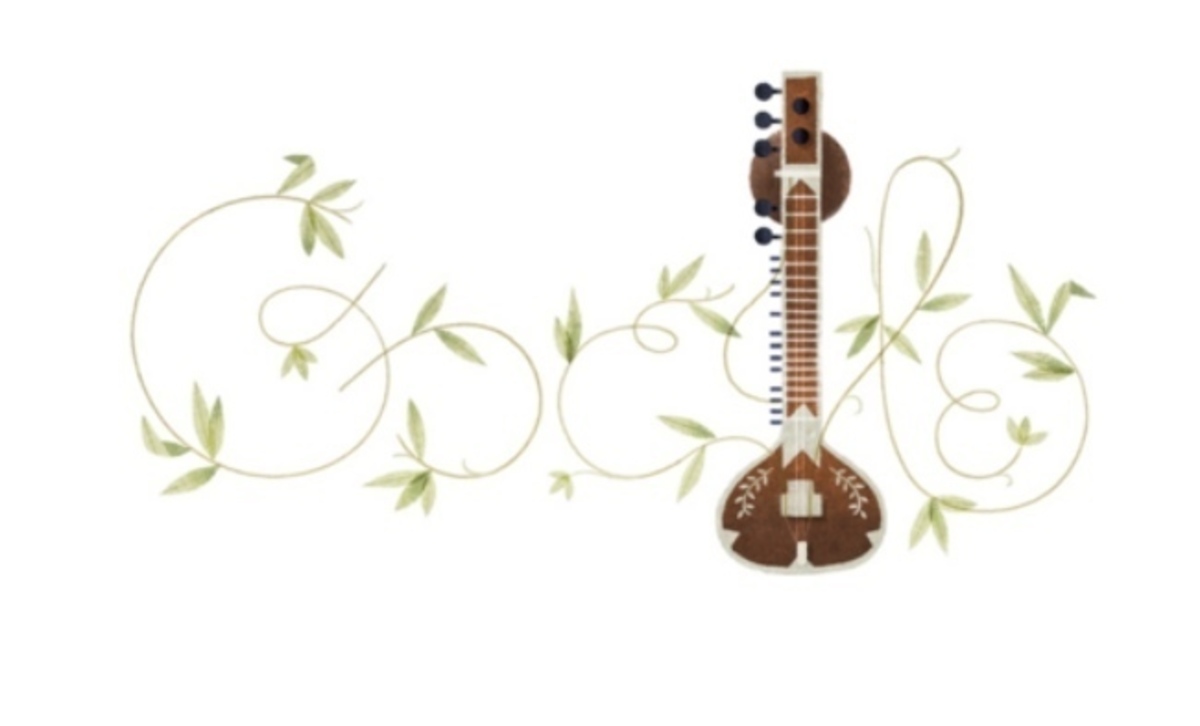 Ραβί Σανκάρ: Google Doodle για τα 96 χρόνια από τη γέννησή του