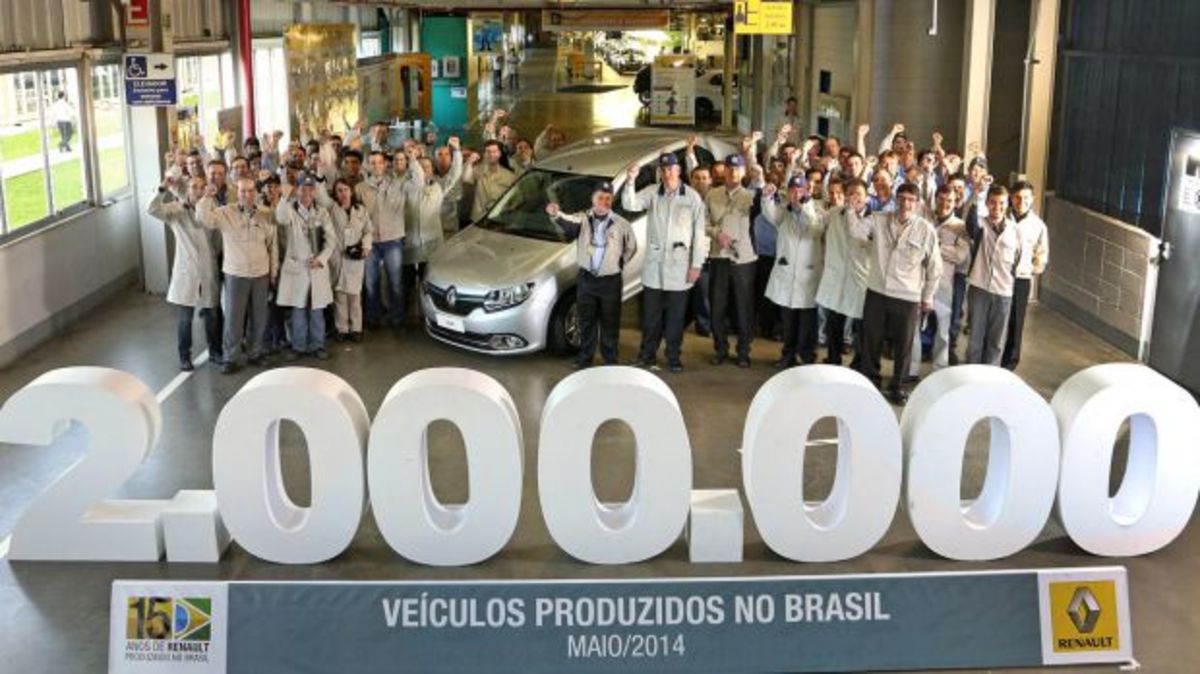 Η Renault κατασκεύασε το 2.000.000στό αυτοκίνητο της στη Βραζιλία
