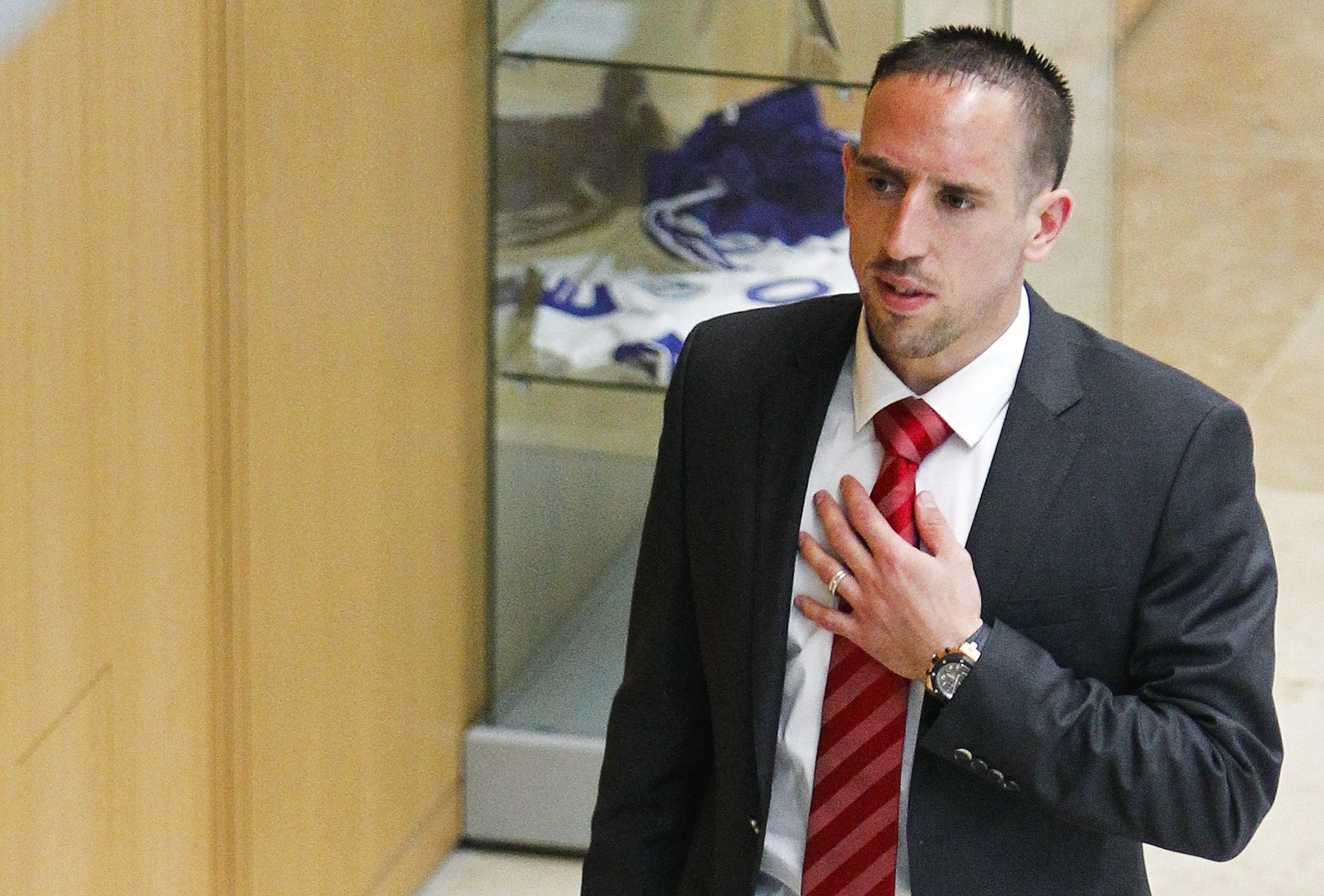 Ο Ριμπερί φτάνει στη Νιόν για την εκδίκαση της έφεσης