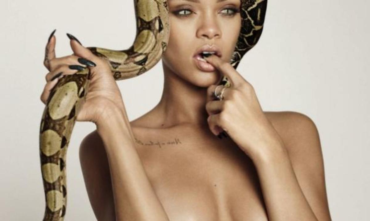 Rihanna: Ποζάρει γυμνόστηθη ως μέδουσα για εξώφυλλο περιοδικού!