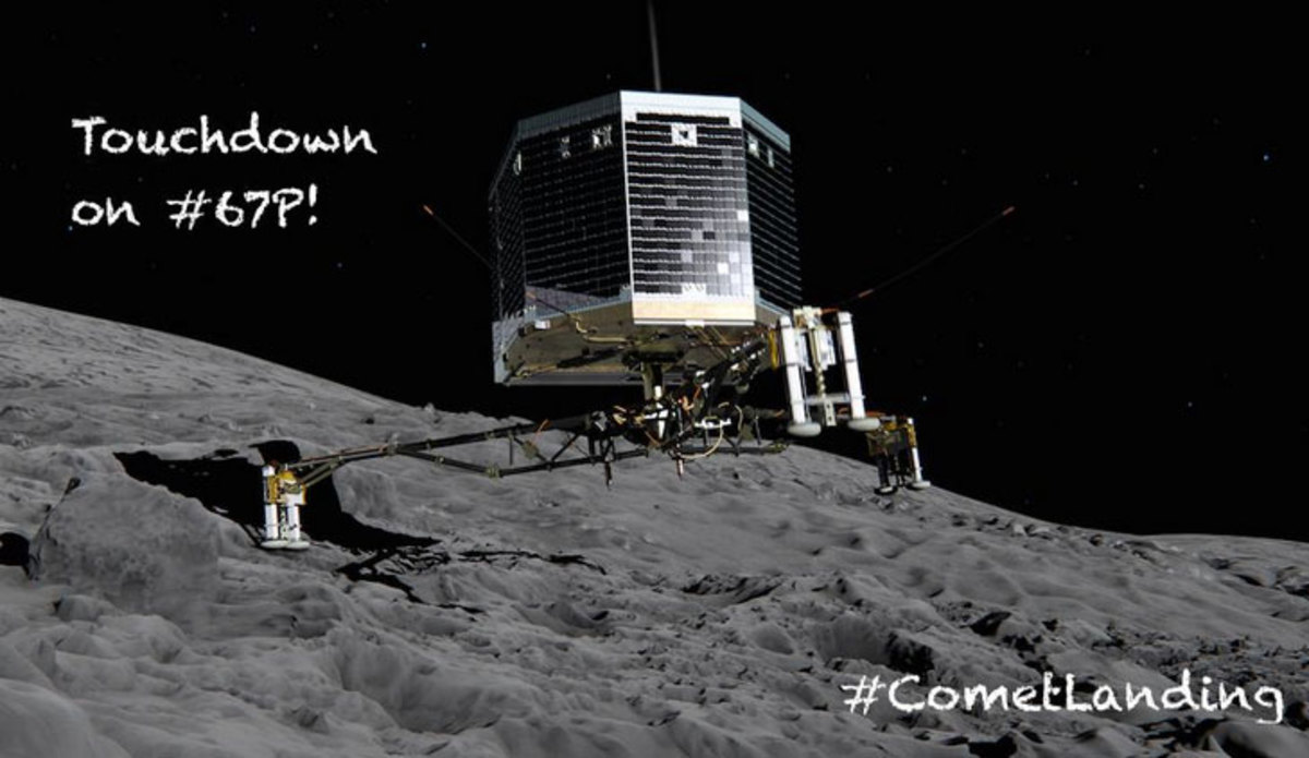 Πρώτη φορά στα χρονικά: Προσεδαφίστηκε το ρομπότ Philae στον κομήτη Tchouri – LIVE ΕΙΚΟΝΑ