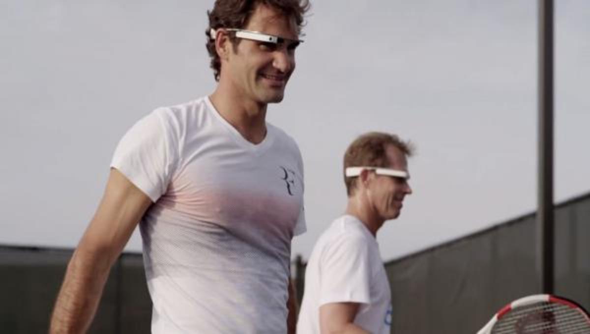 Τα γυαλιά της Google “παίζουν” τένις με τον Roger Federer!