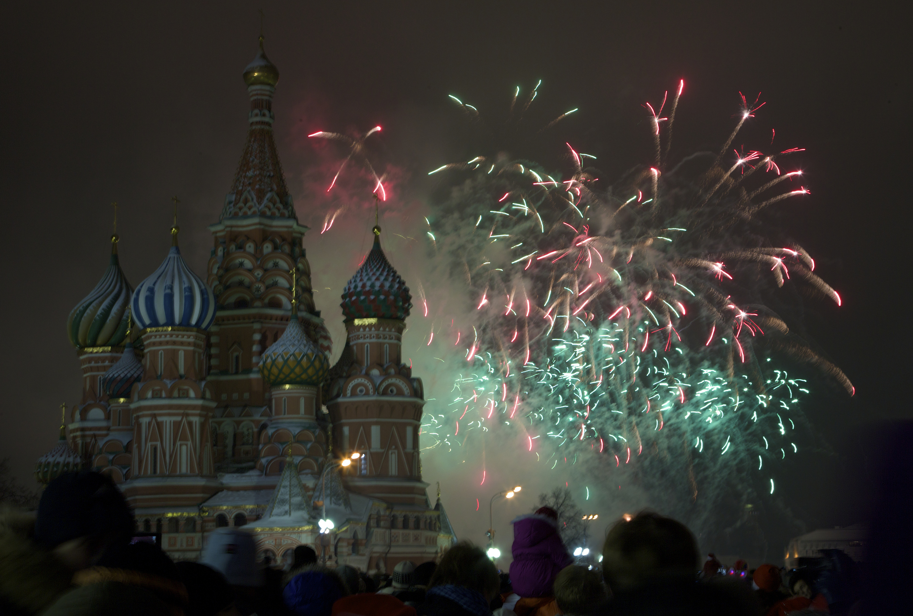 Новый год 2013 россии