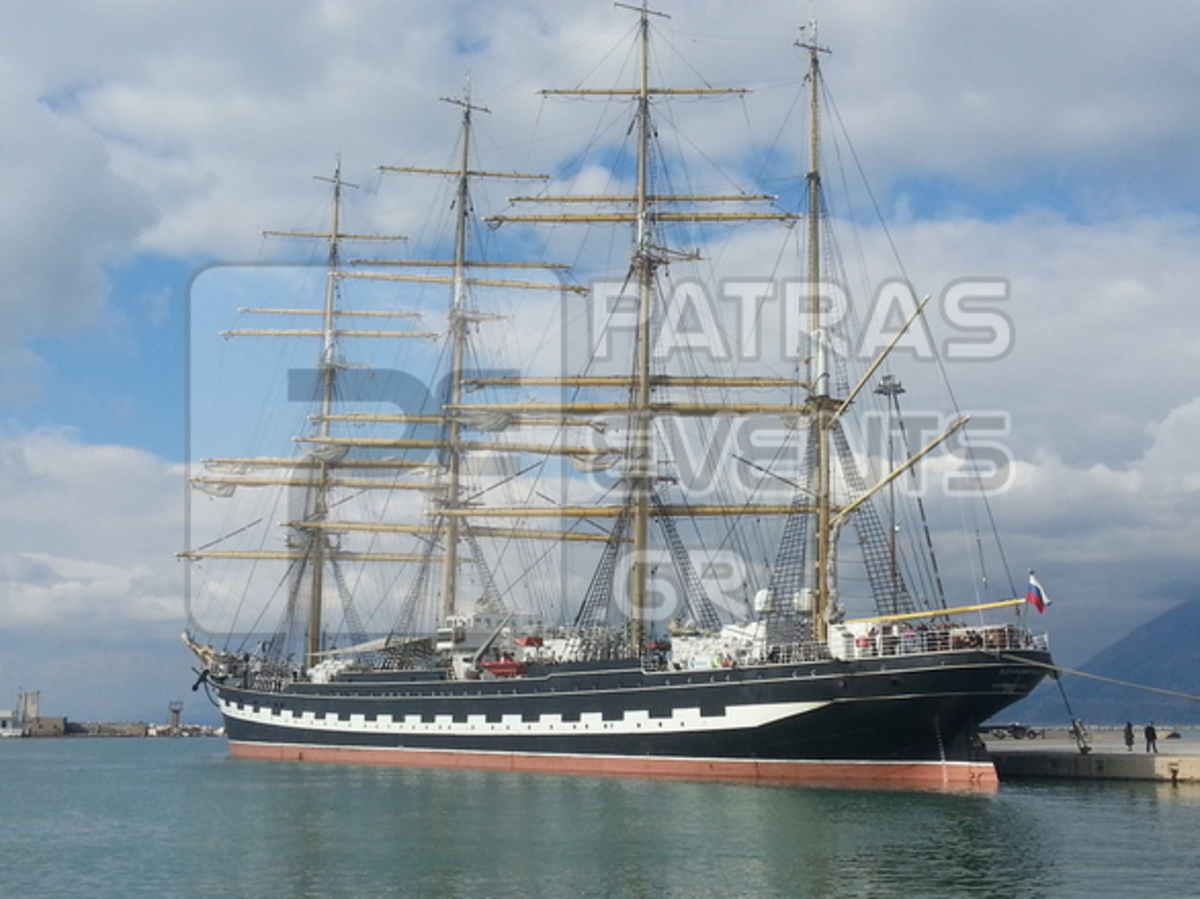 Το εντυπωσιακό ρώσικο ιστιοφόρο έφθασε στην Πάτρα