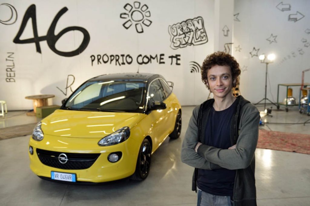 Ο V.Rossi πρεσβευτής του Opel Adam