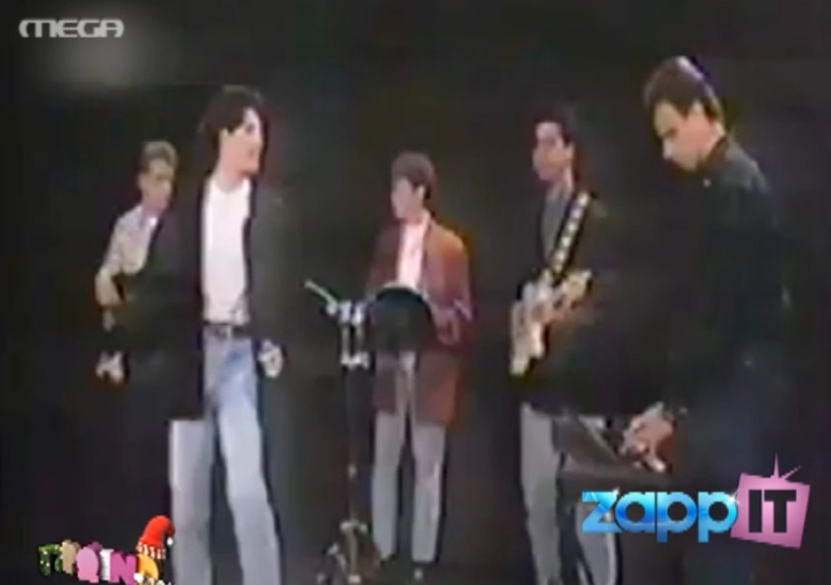 Η πρώτη τηλεοπτική εμφάνιση του Σάκη Ρουβά!