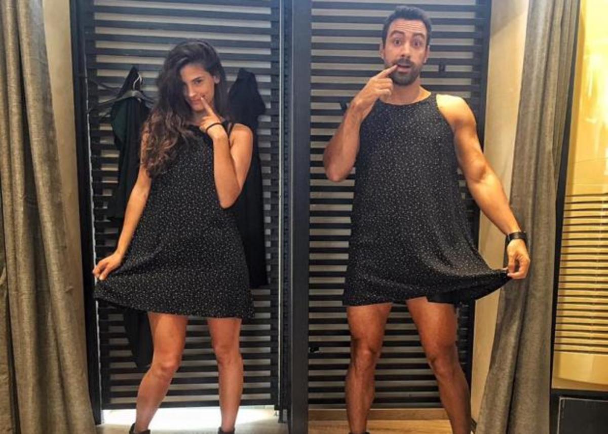 Σάκης Τανιμανίδης: Δοκίμασε το ίδιο φόρεμα με το κορίτσι του!