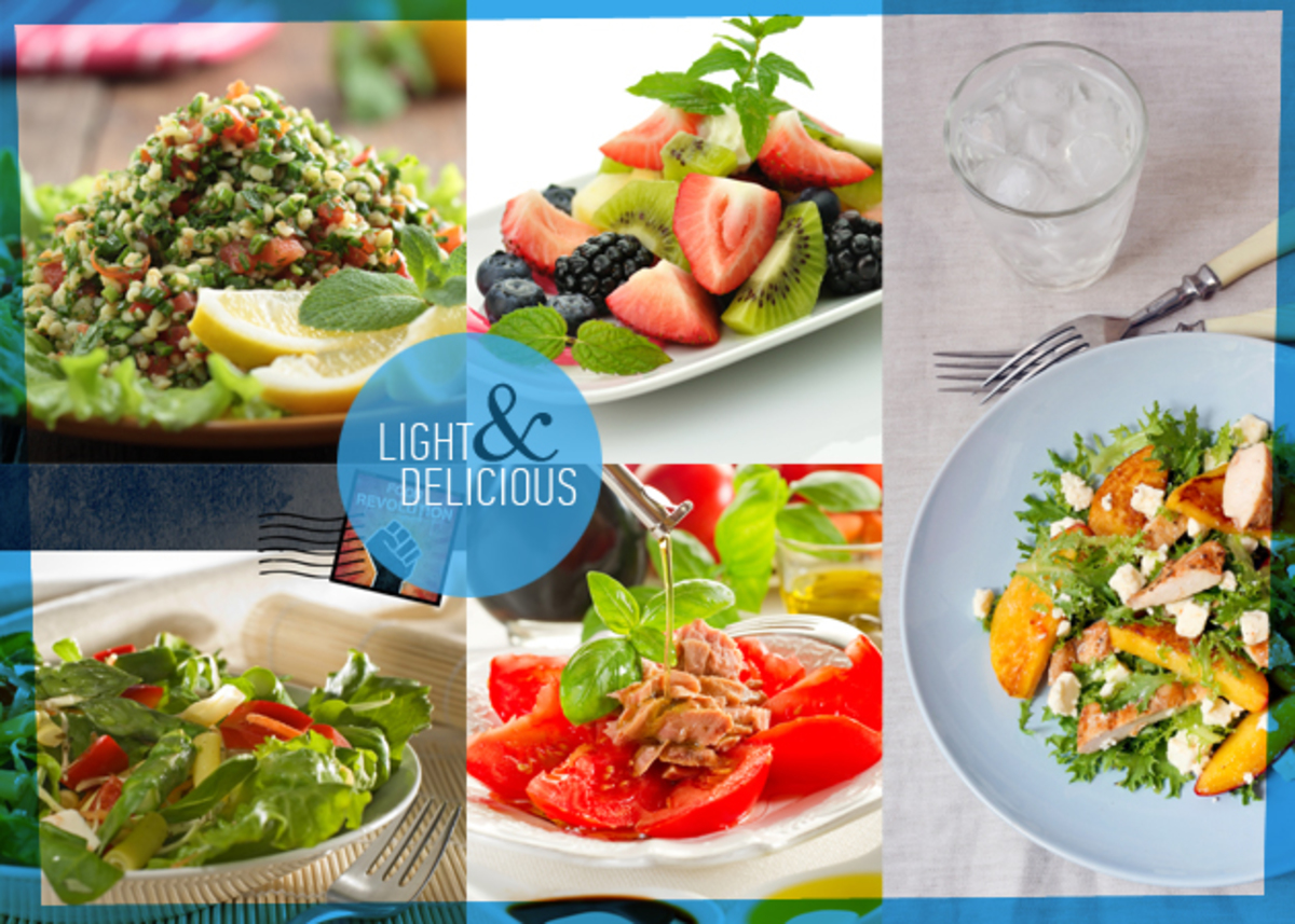 Προτάσεις για σαλάτα! Light συνταγές με λιγότερες από 240 θερμίδες