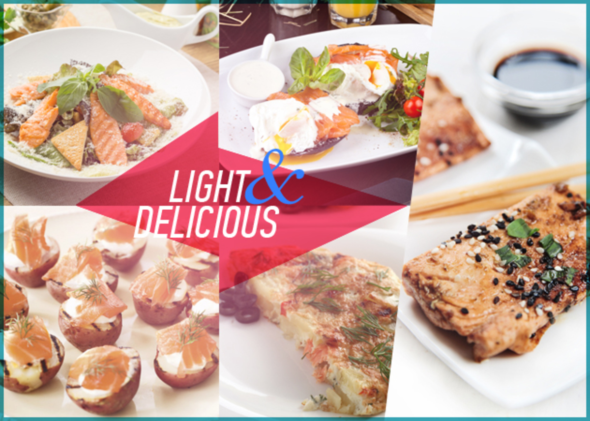 5 light συνταγές με σολωμό μέχρι 290 θερμίδες!