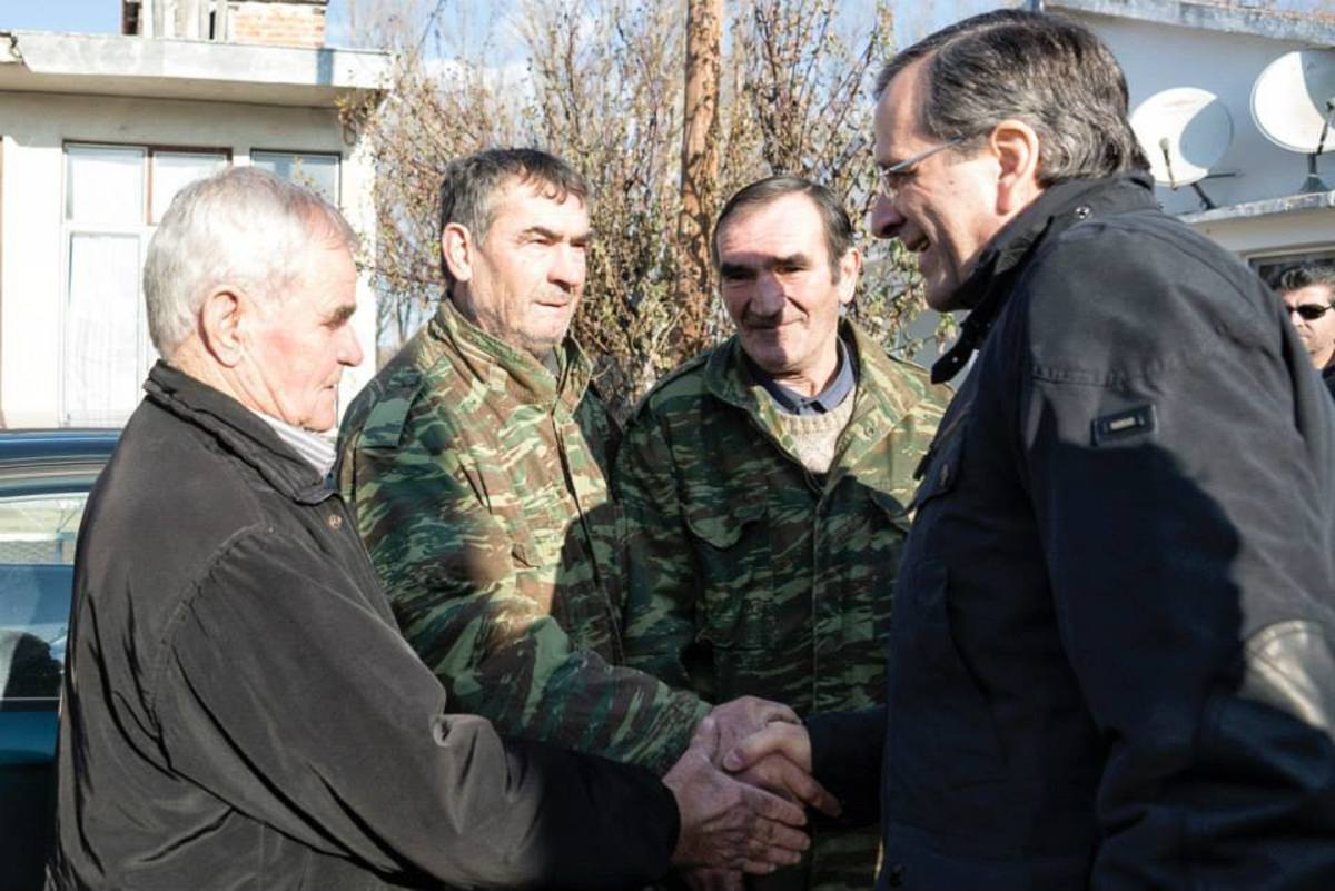 Στα σύνορα ο Σαμαράς – Τι απάντησε για τις εκλογές – ΦΩΤΟ