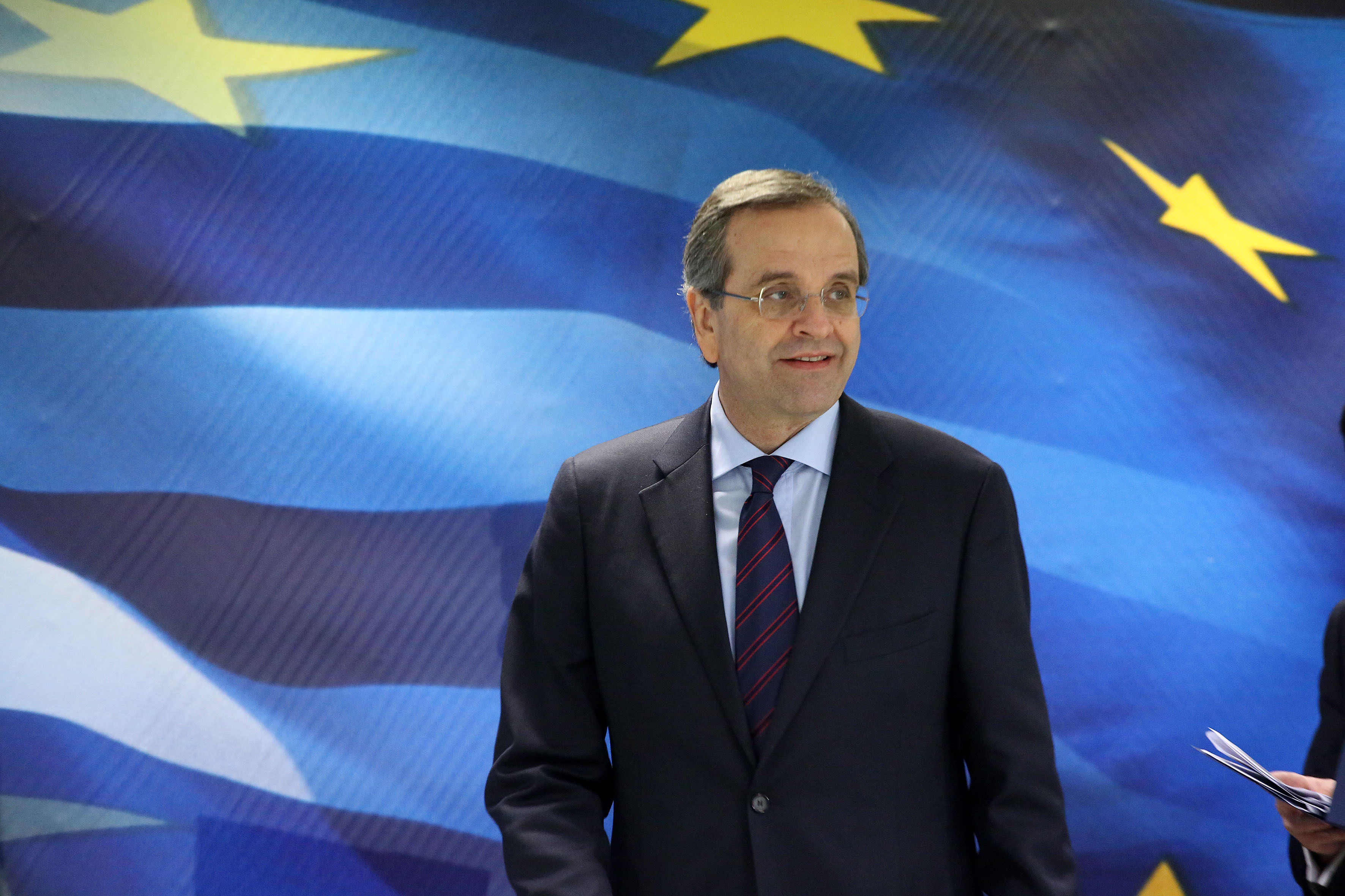 Συνάντηση Σαμαρά – Σουλτς στο Μαξίμου