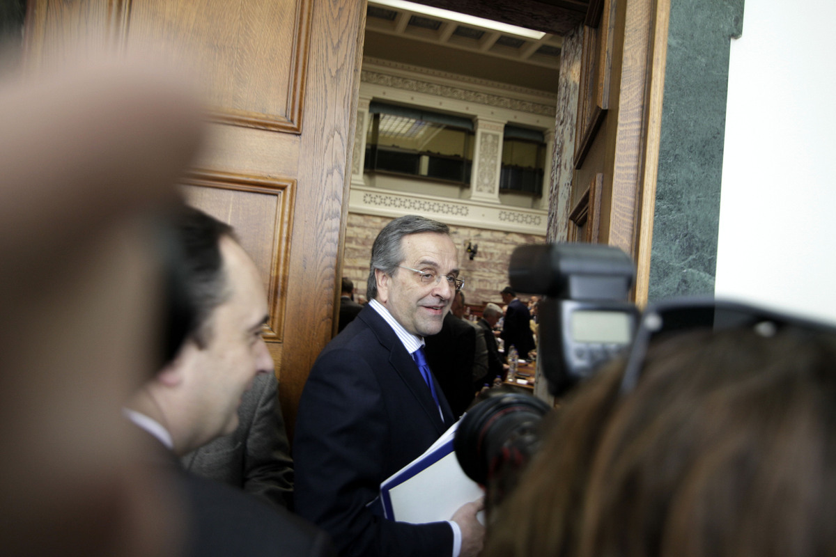 Πείνασε ο Α. Σαμαράς και ζήτησε κουλούρι με τυρί