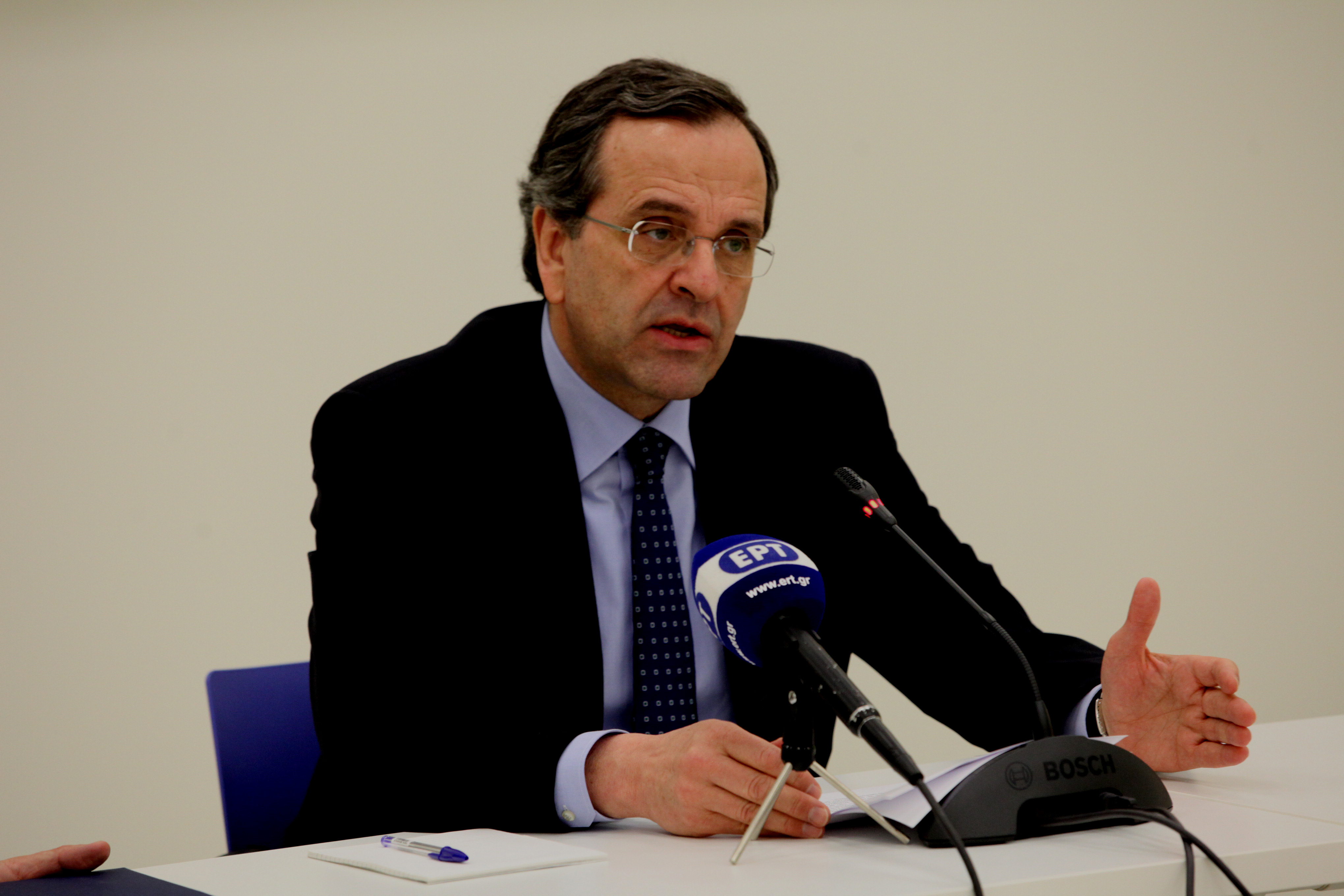 Σαμαράς: Το μνημόνιο είναι παράδειγμα προς αποφυγή